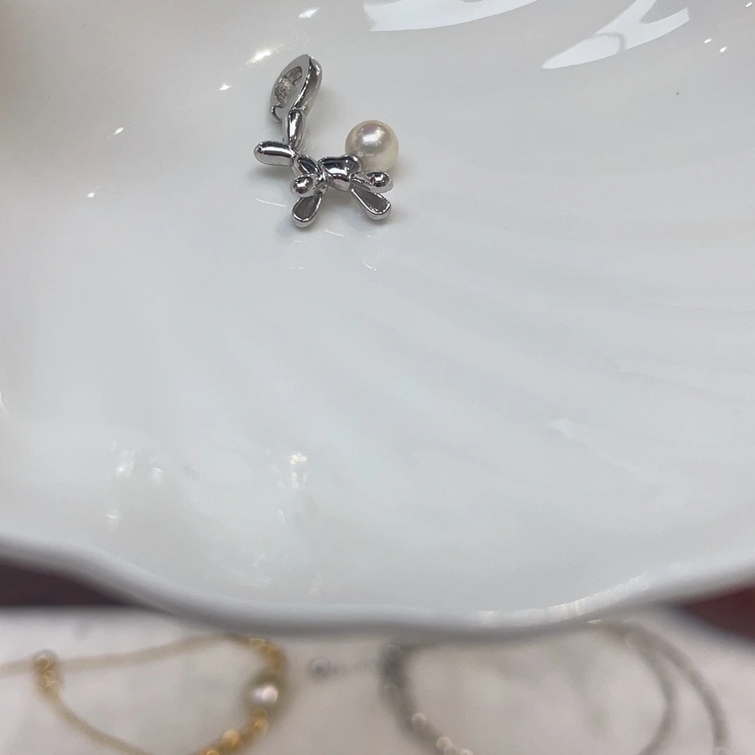吊坠(不含链)海水珍珠银S925镶嵌
