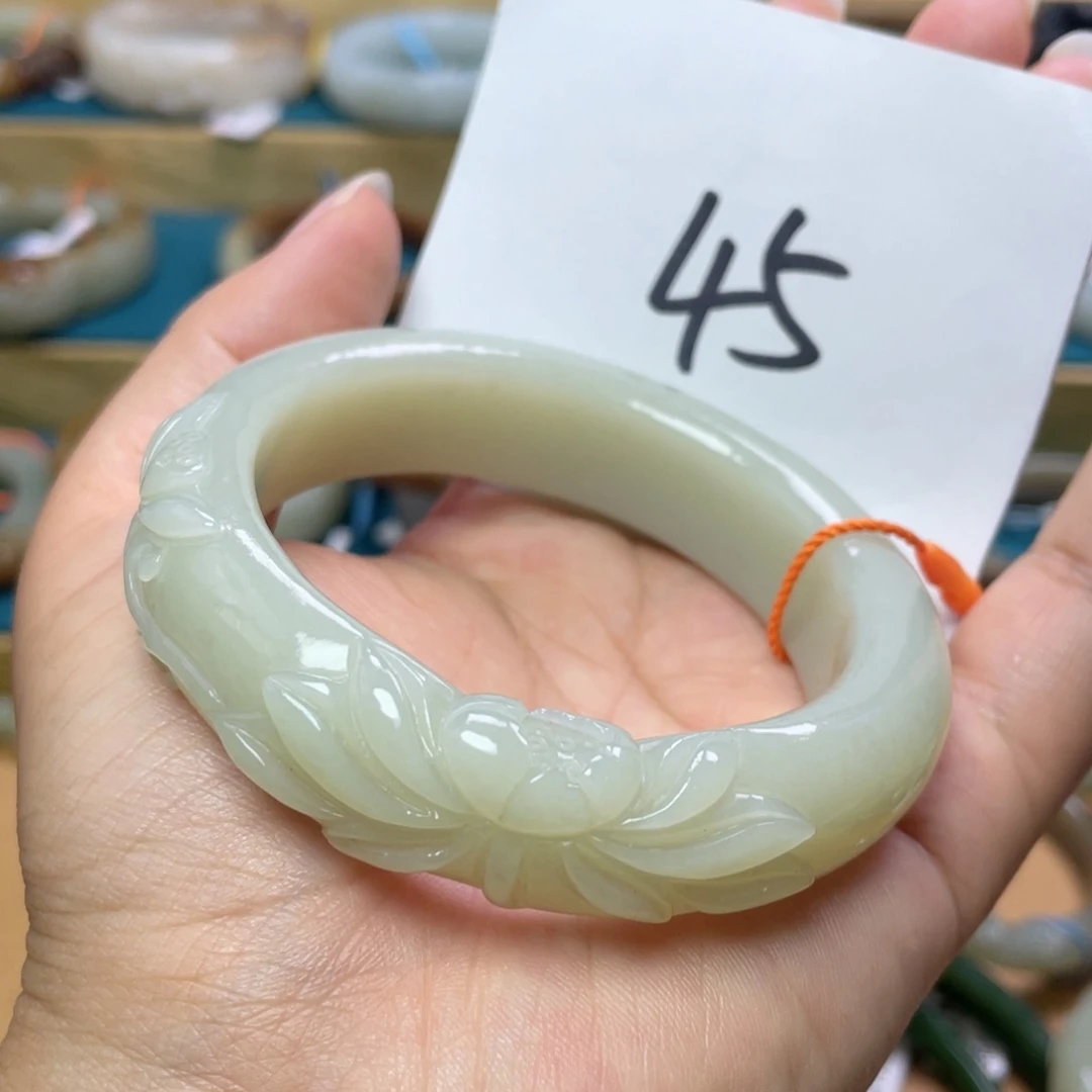 未镶嵌手镯和田玉圈口58