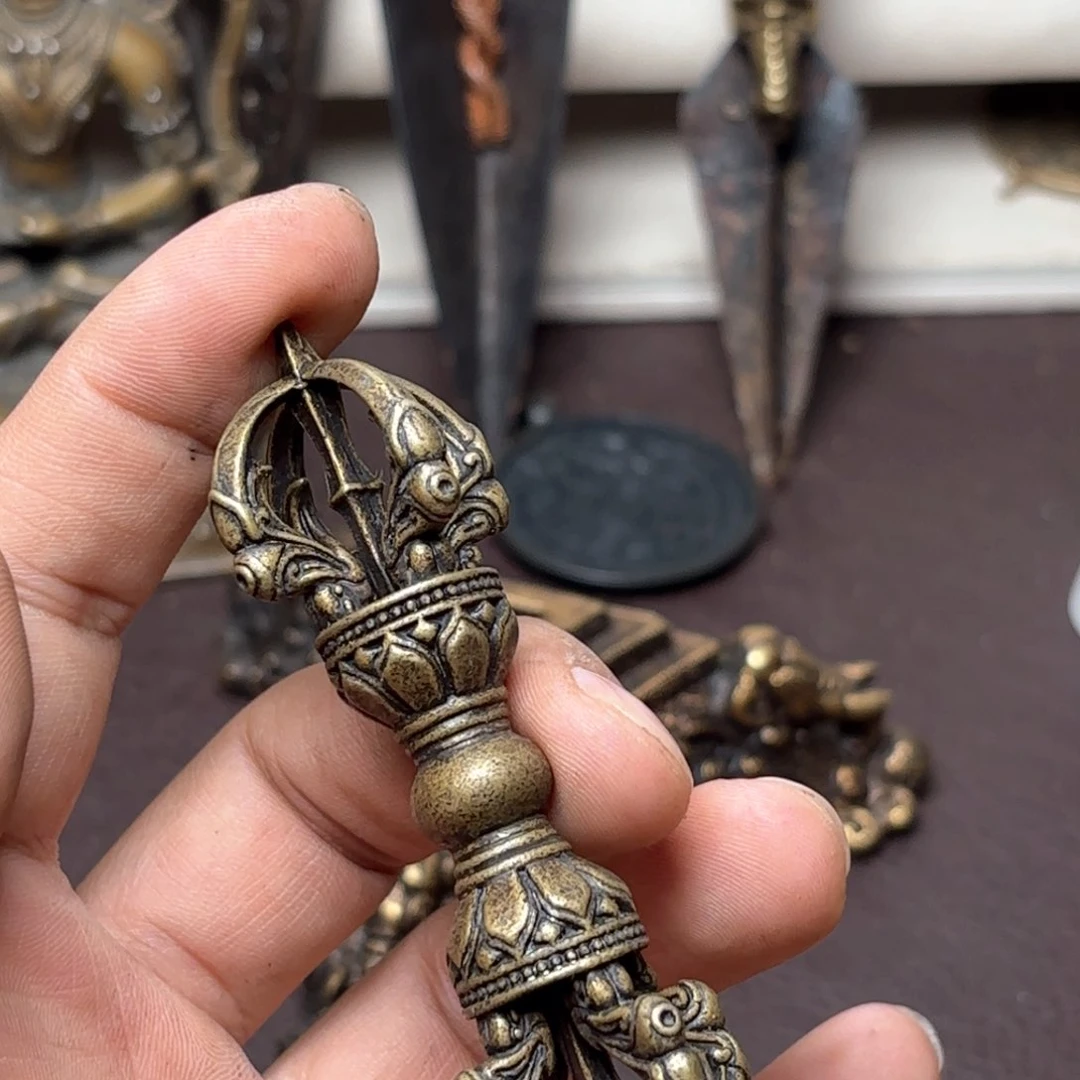 铜星月菩提挂件菩提