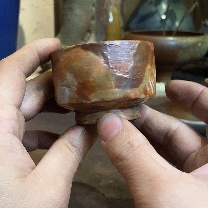 摆件手工高温原矿窑变