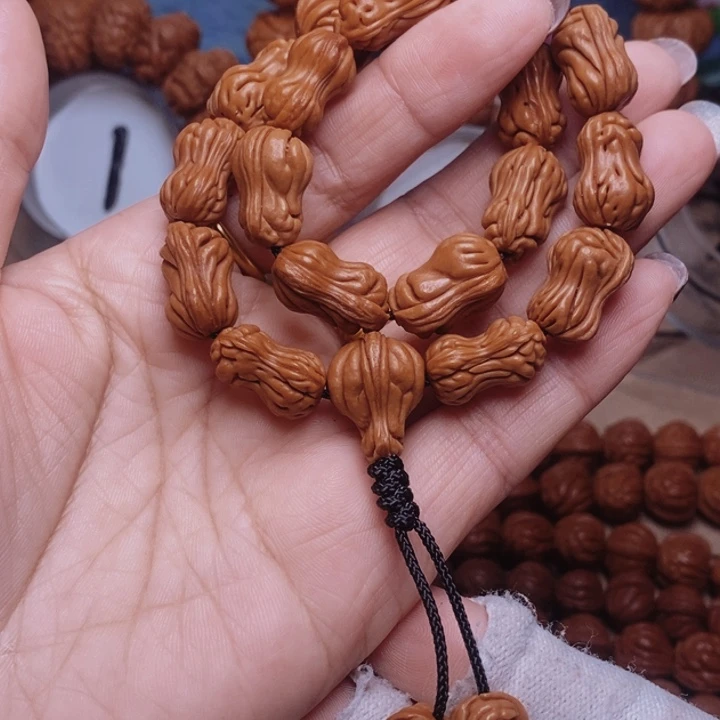 手串文玩核桃龙纹桃核