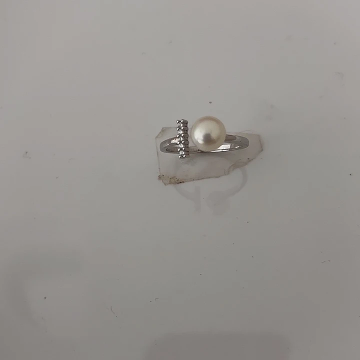 淡水珍珠银S925镶嵌手绳