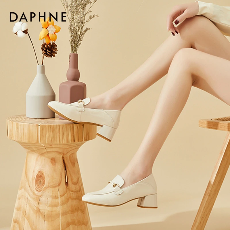 粗跟高跟鞋气质新款春秋小香风女鞋洋气爆款上档次