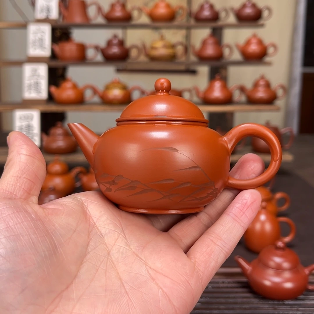 颜***爷紫砂茶壶精工水平