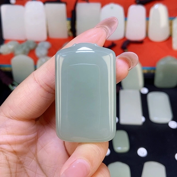 【闪购商品】颈饰未镶嵌和田玉土*粉