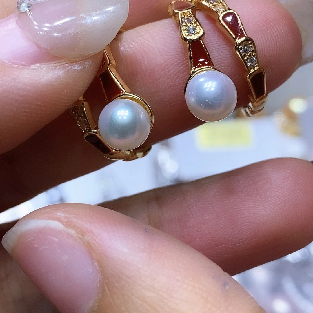 银S925镶嵌淡水珍珠吊坠