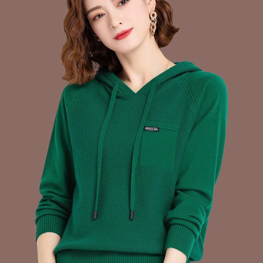 2025秋冬新款内搭时尚冬季加厚针织打底衫半高领洋气宽松毛衣女装