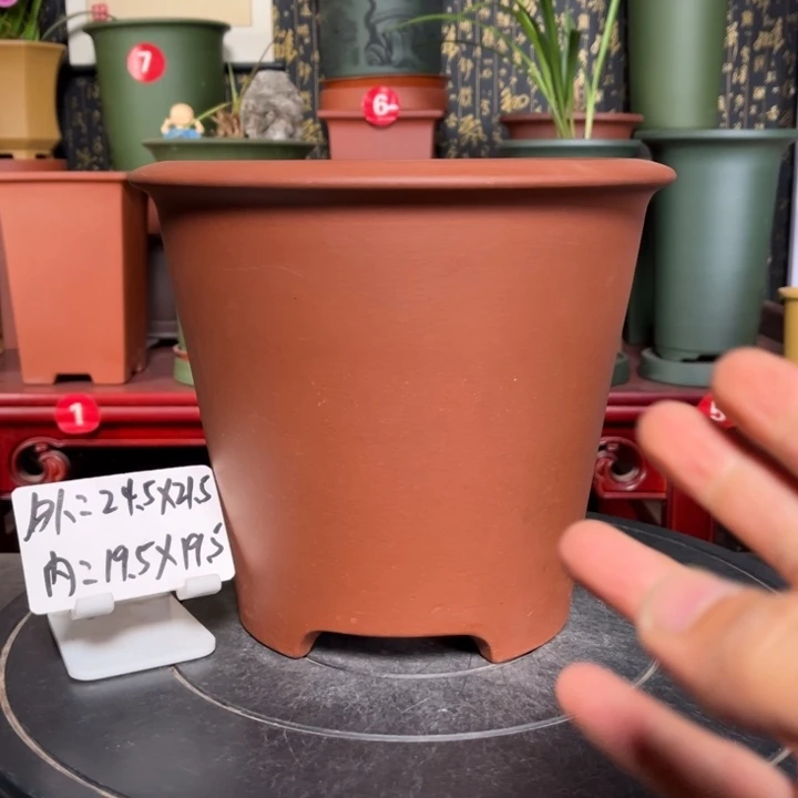 紫砂花盆紫砂花盆