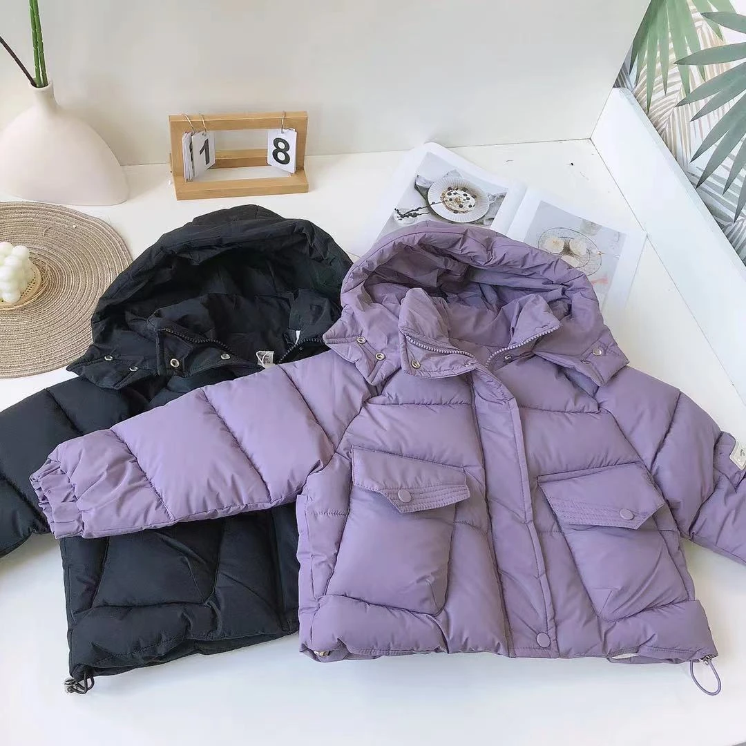 H22儿童冬季棉服加绒外套8032