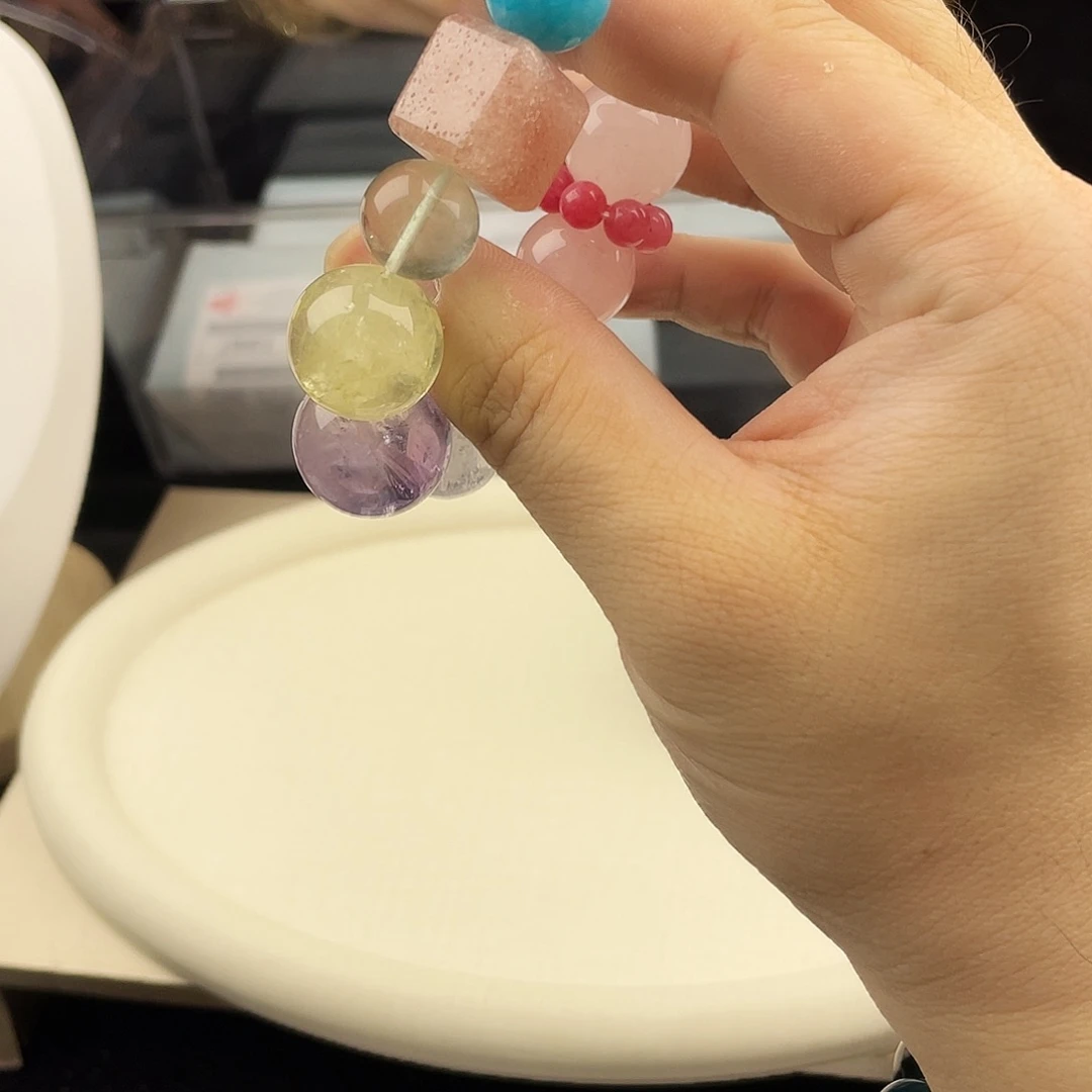 银S925镶嵌手串水晶