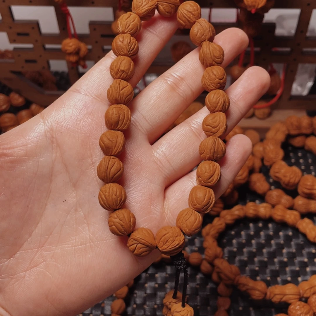 木质类龙纹桃枭手持