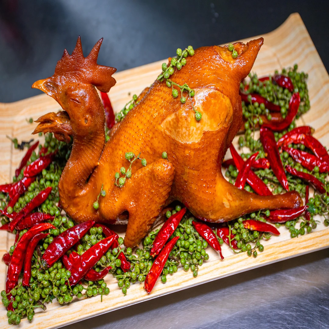 邓氏文芳弥勒传统椒麻鸡即食熟食