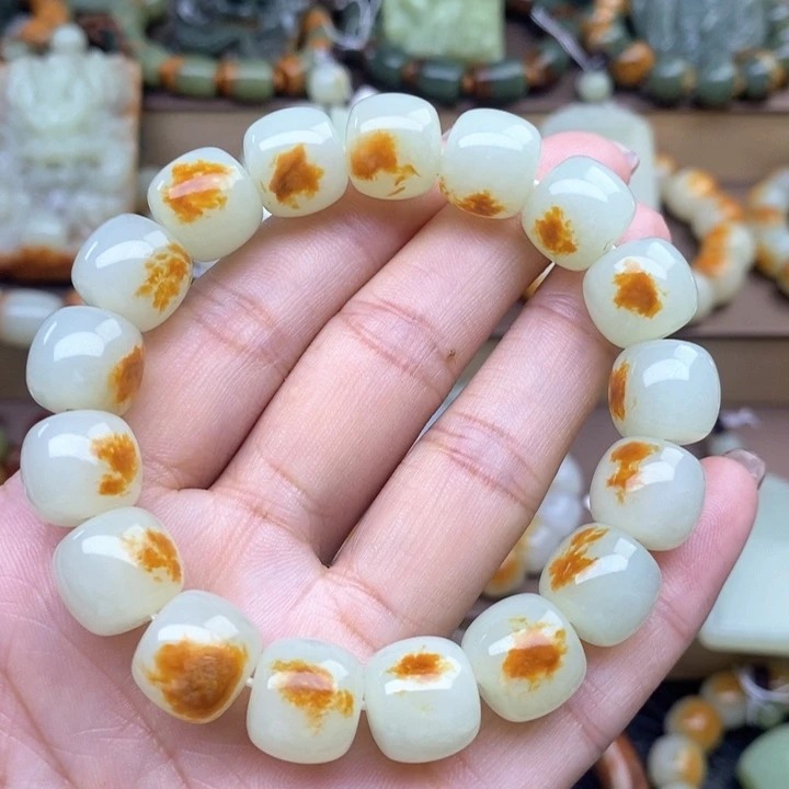 手串未镶嵌透闪石质玉李**~