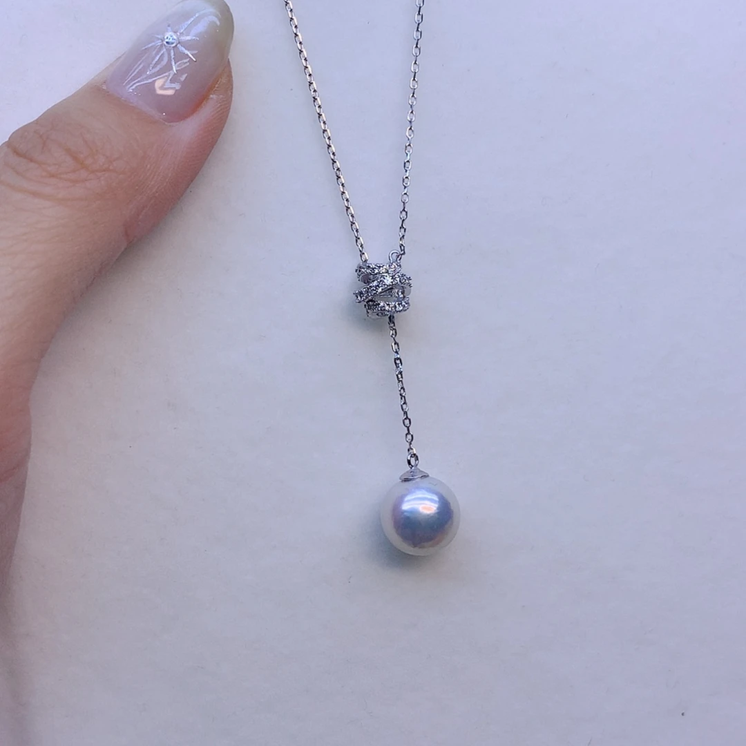 【闪购商品】颈饰银S925镶嵌淡水珍珠