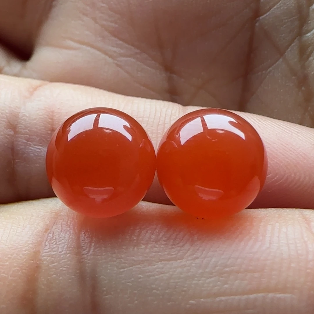 未镶嵌圆珠10.5南红玛瑙