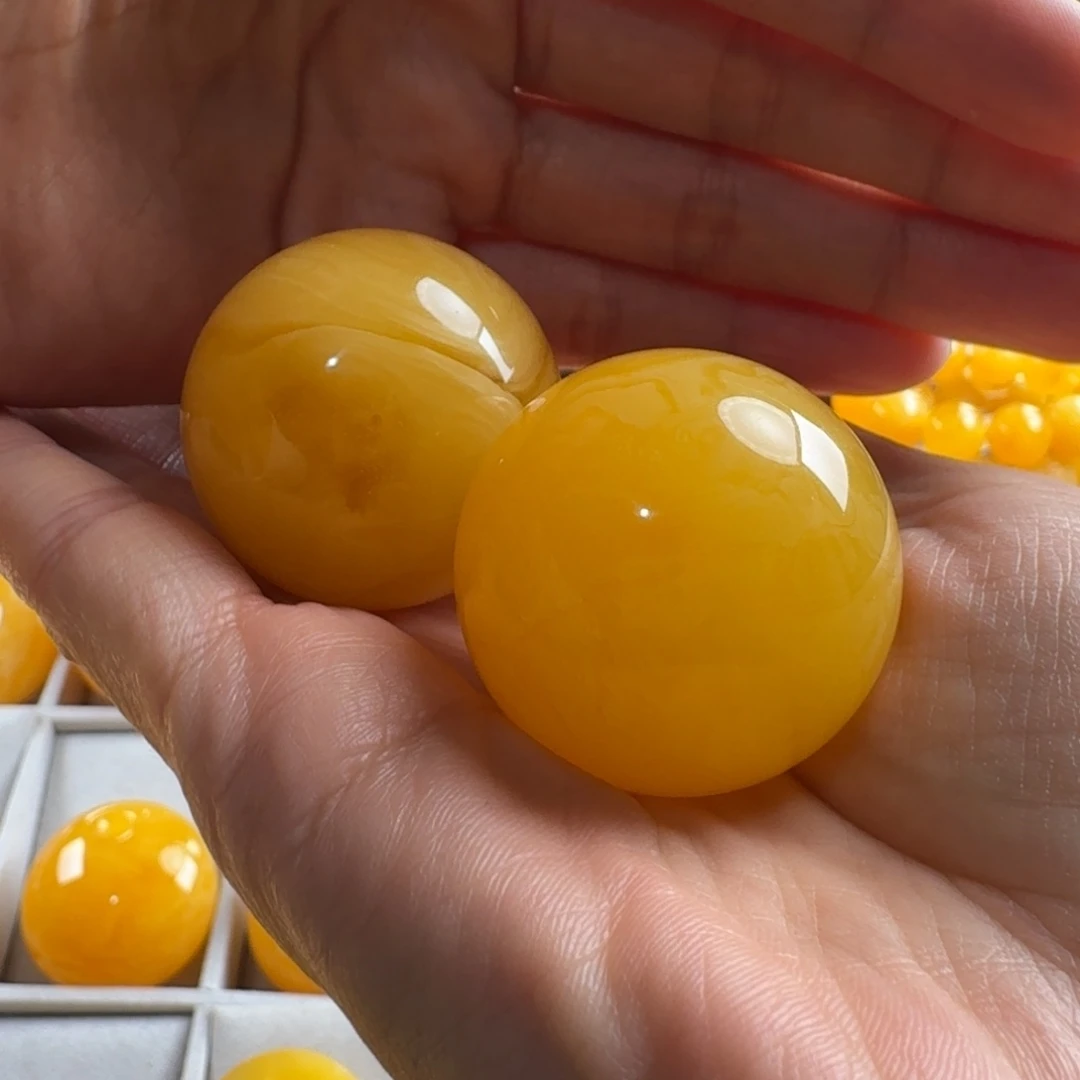 蜜蜡毛衣链未镶嵌