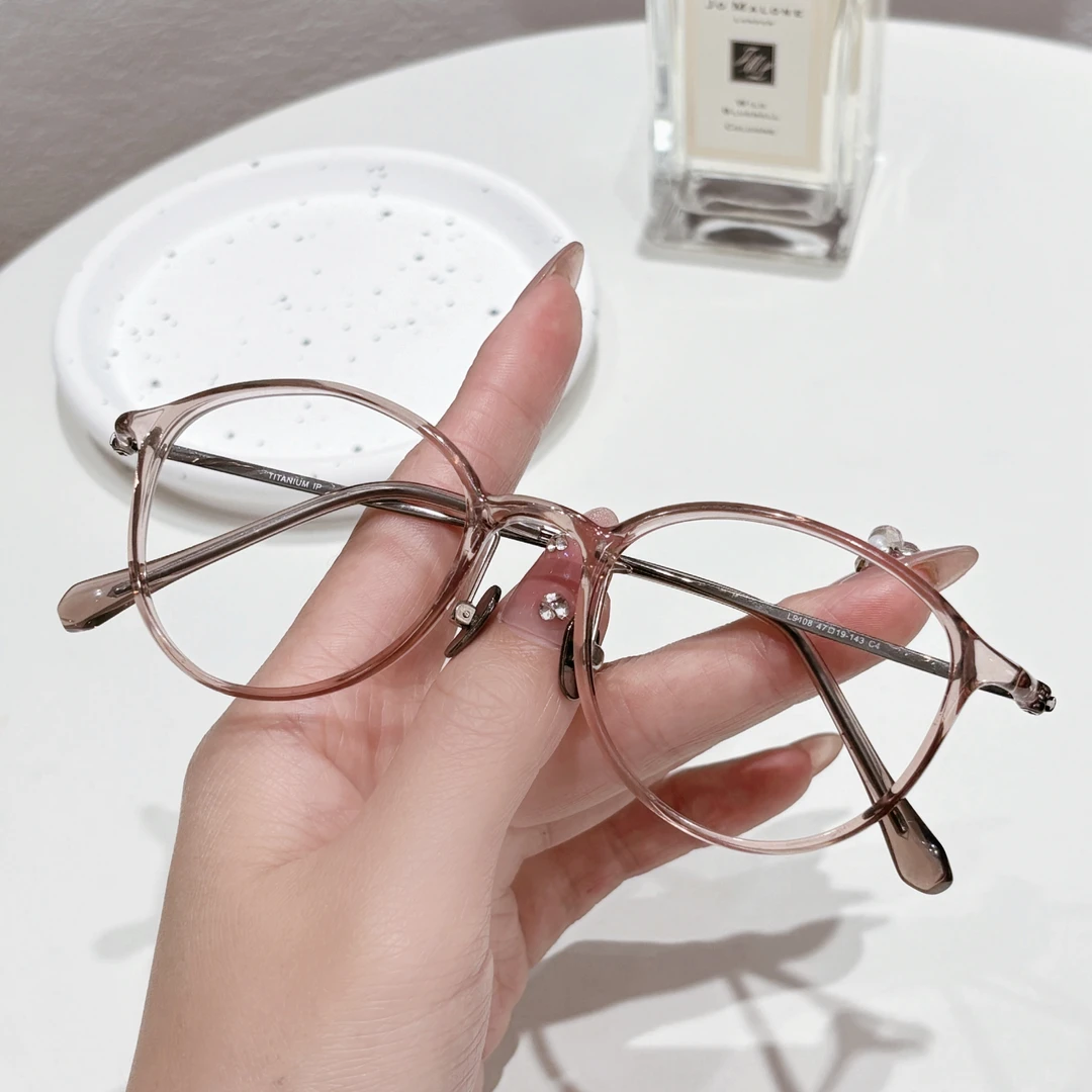 TR钛腿超轻超轻气质网红中小框韩版潮流百搭男女同款近视眼镜