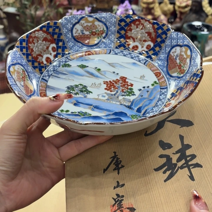 陶瓷古美术置物摆件