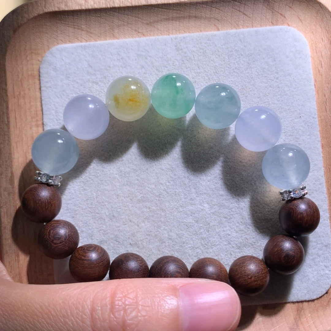 翡翠散珠飘花马卡龙色系卡11.9～12