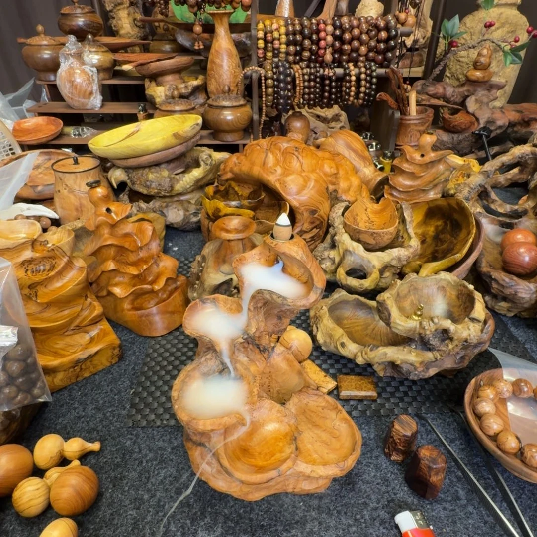 用***1花梨木类贵黄鬼柳紫檀麻梨等硬木手作