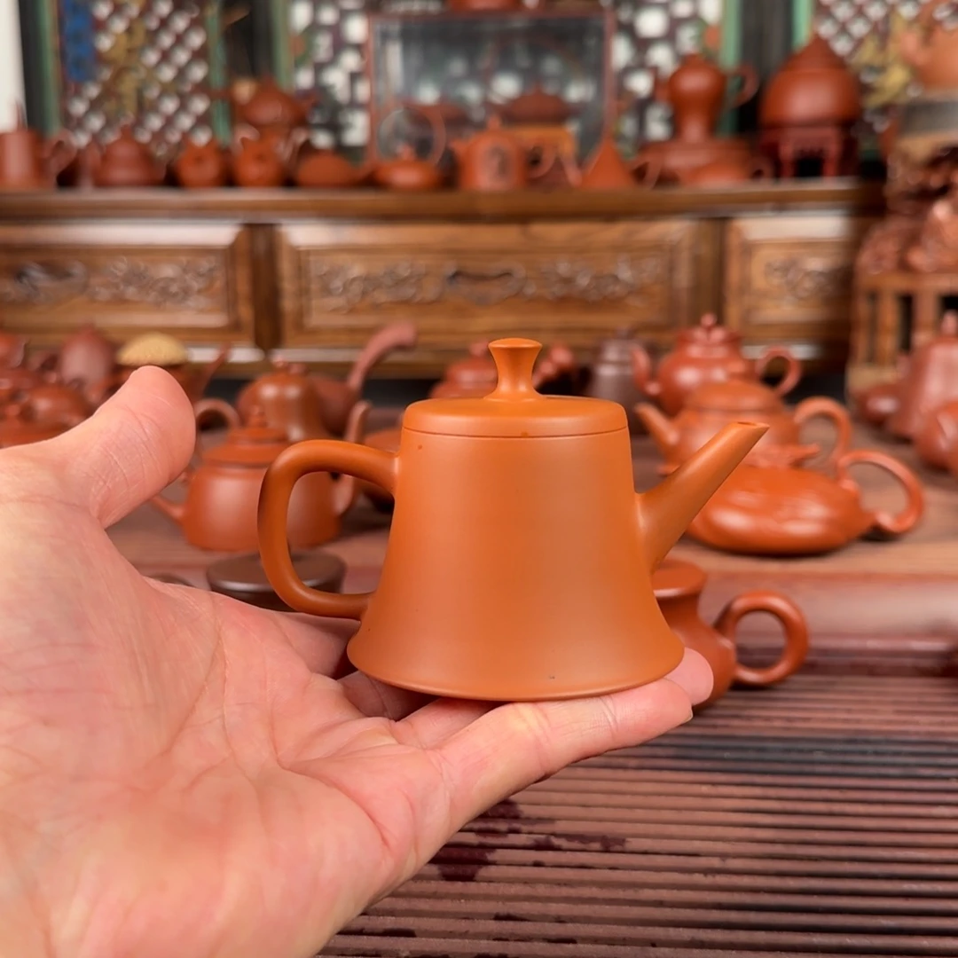 茶壶朱泥潮州手拉壶