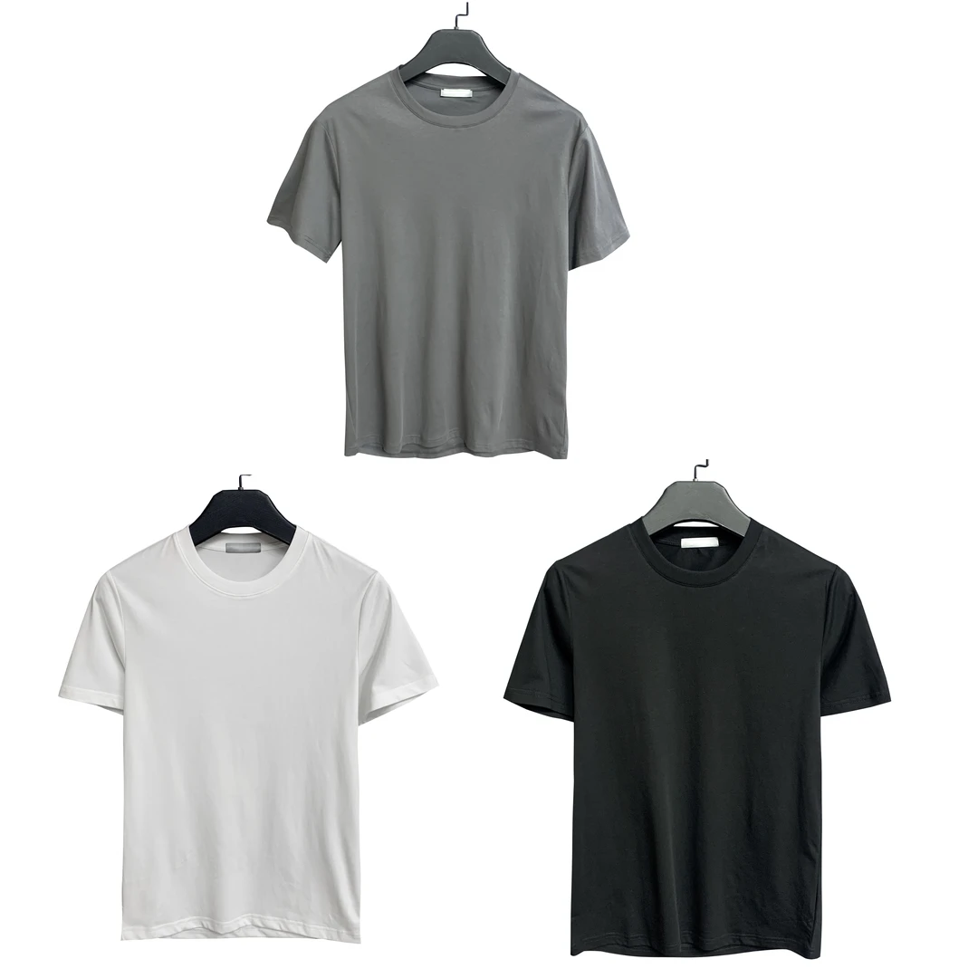 GV-华伦【精梳长绒棉】100棉纯棉经典商务休闲百搭短袖圆领T恤GV001