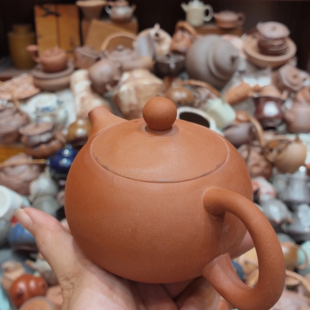 柴烧老岩泥高温茶器皿