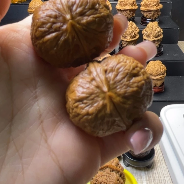 把件文玩核桃元宝34尺Y7