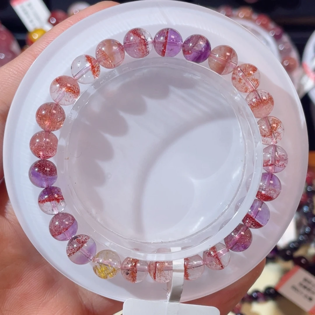 未镶嵌手链水晶超七7.6