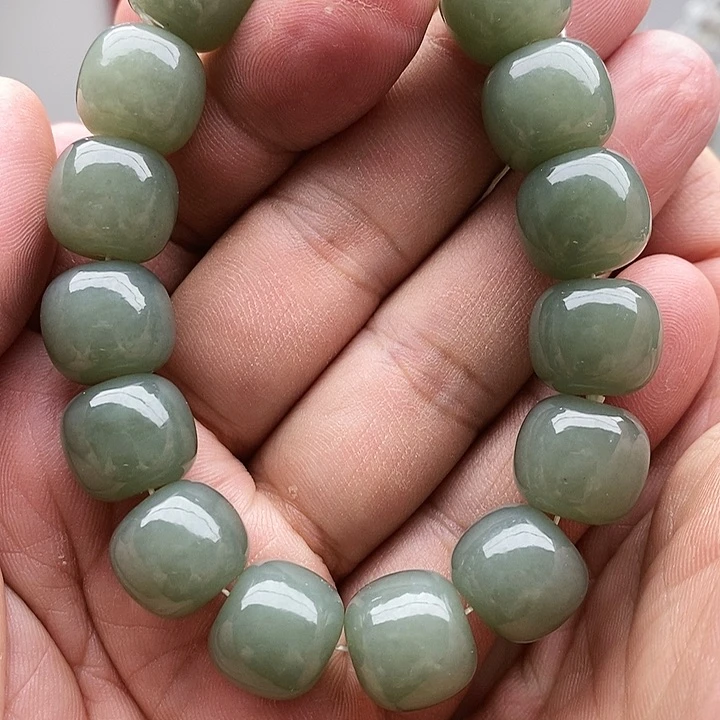 【闪购商品】手链未镶嵌和田玉14天空蓝