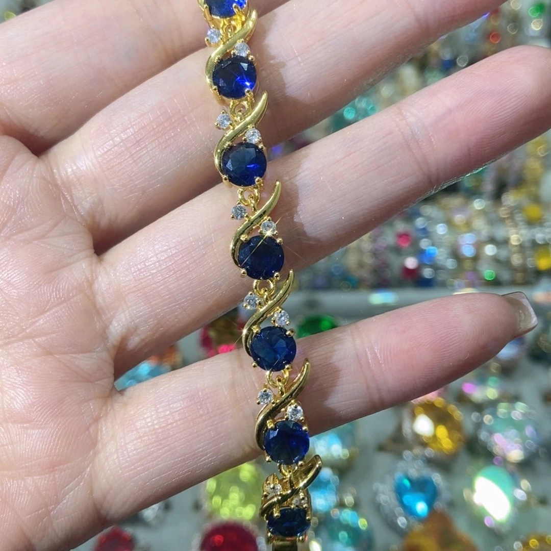 77锆石（处理）手链