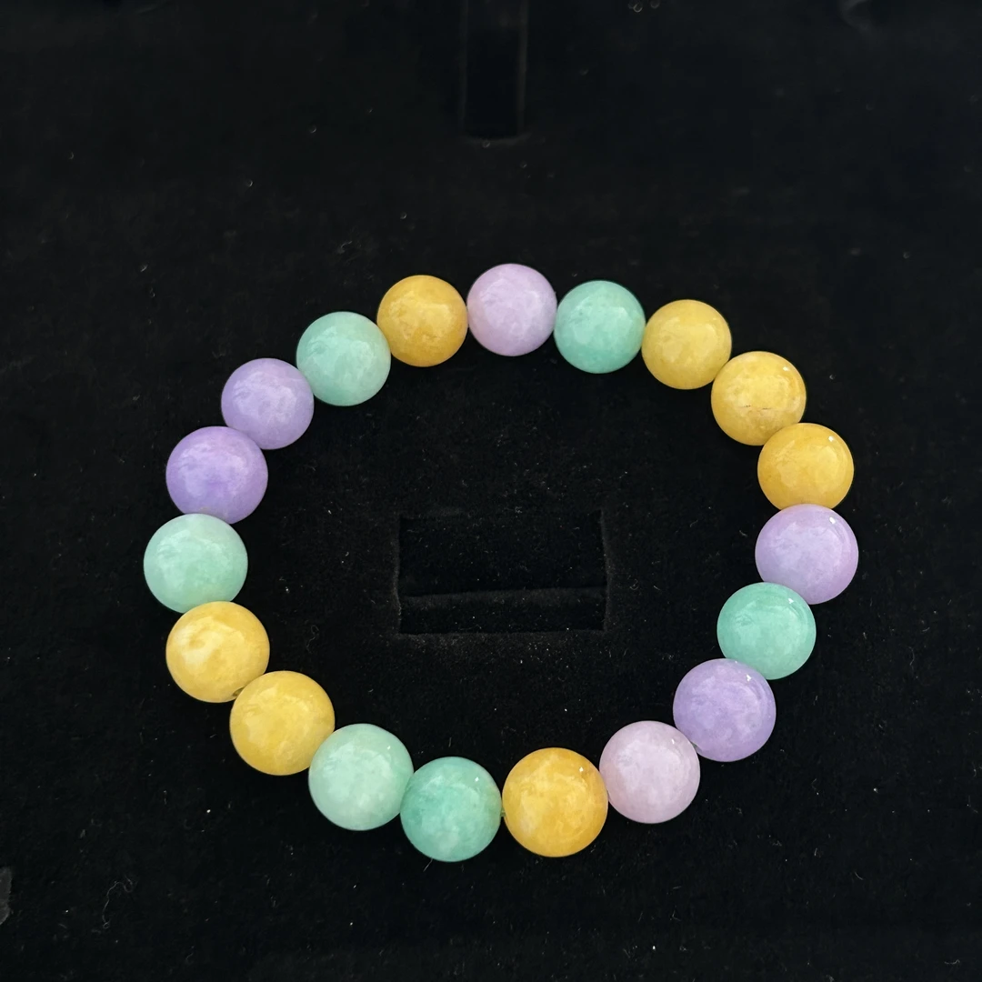 L9033三色彩色算盘8mm时尚气质百搭男女款经典设计手链