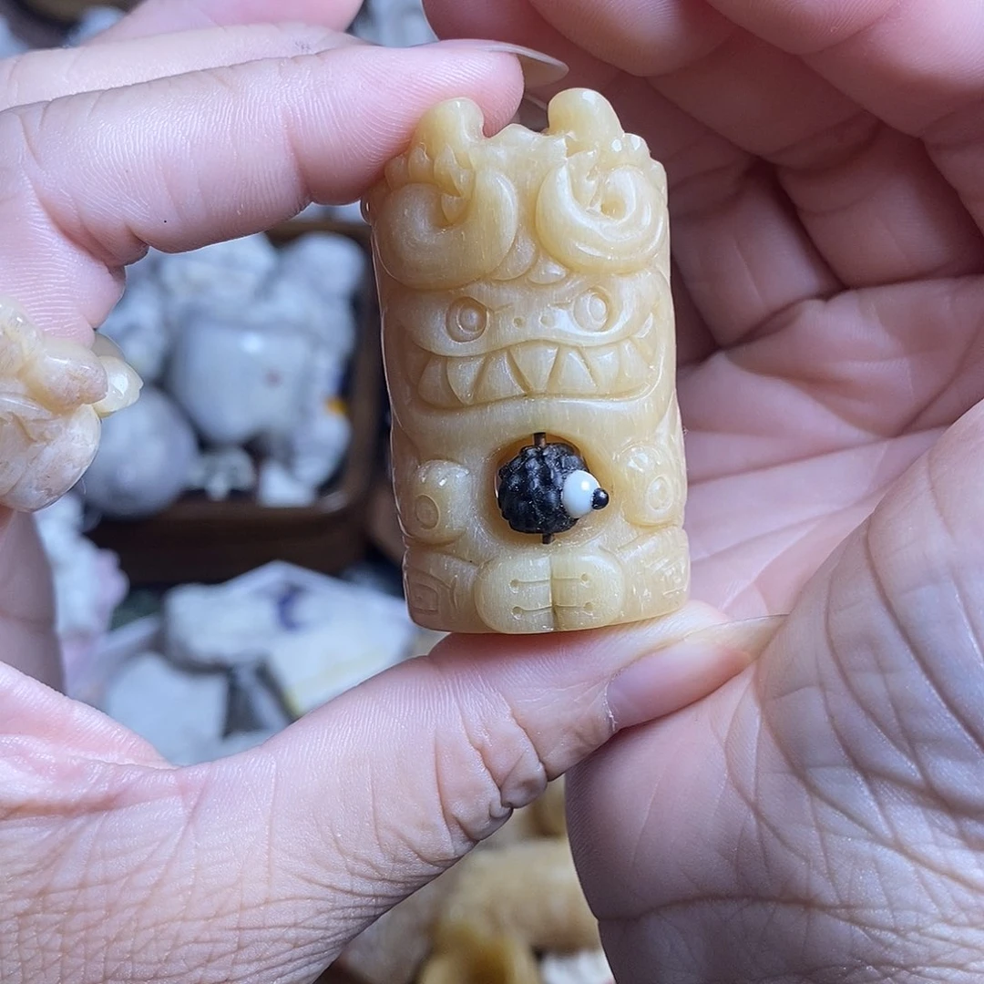 鹿骨把件4号诸怀骨笛不退换
