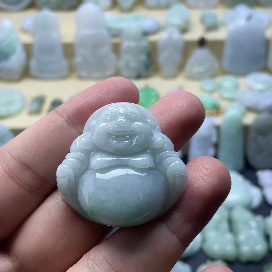 颈饰未镶嵌翡翠纯天然翡翠