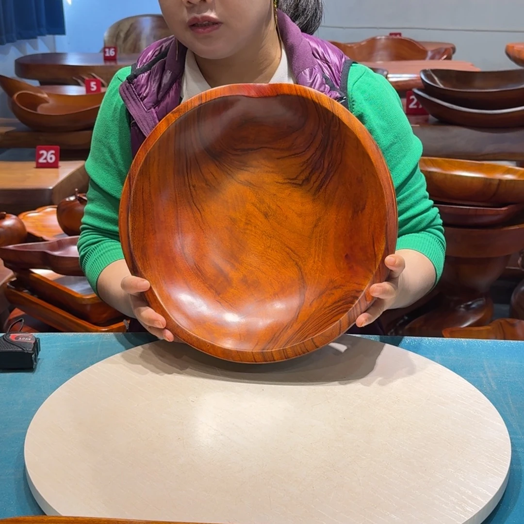 木花边果盘 33.2*33.2*8