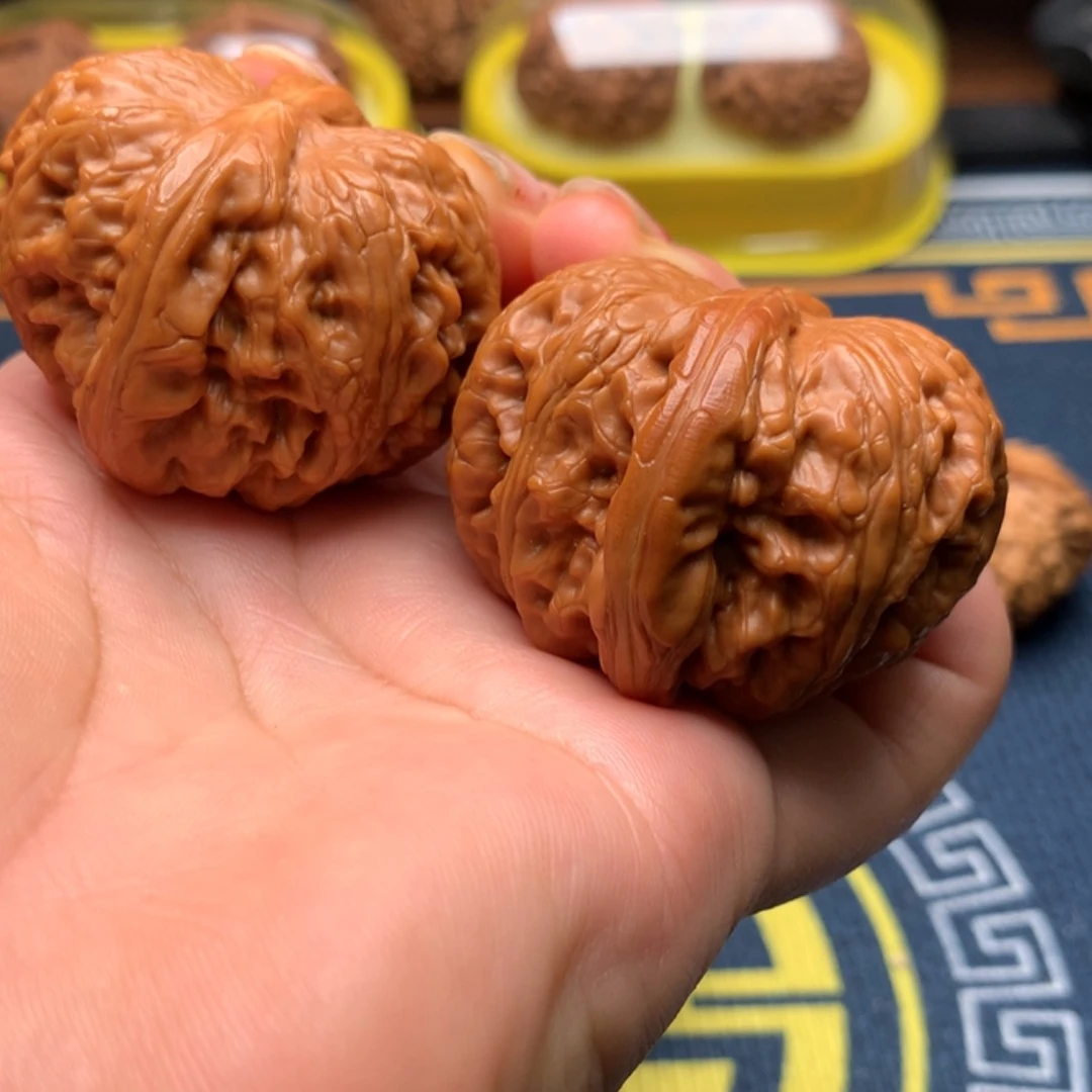 【闪购商品】文玩核桃把件那*乘元宝44