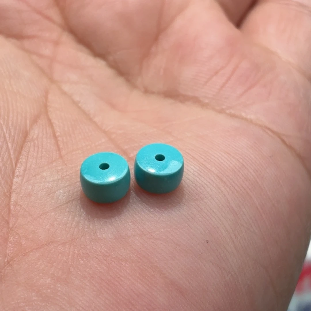 樵***鹤绿松石未镶嵌珠宝奇石