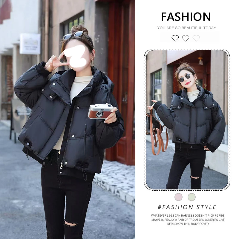2025年新款棉衣女韩版宽松棉服ins风小个子短款加厚冬季保暖外套