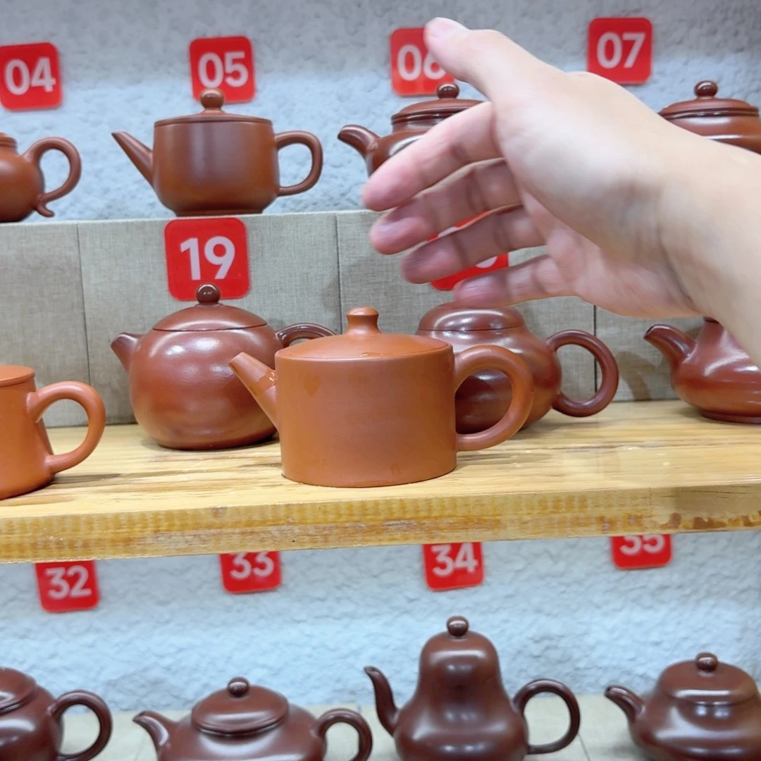 静***界紫砂茶壶大口120毫升