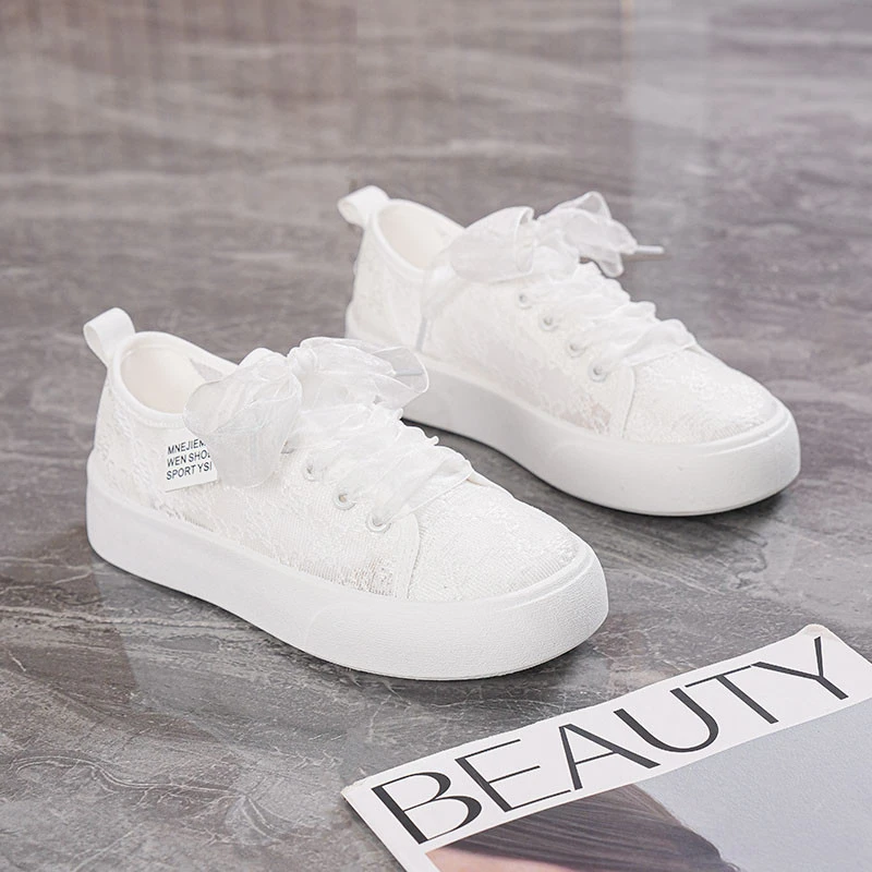 2025新款夏季新款透气网鞋女韩版百搭休闲学生运动板鞋ins潮女鞋