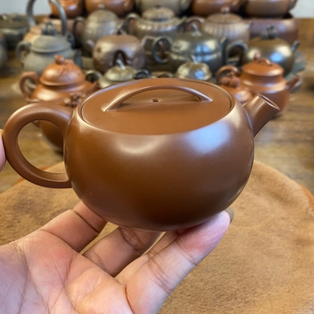 石鼓汉瓦150cc坭兴陶茶壶