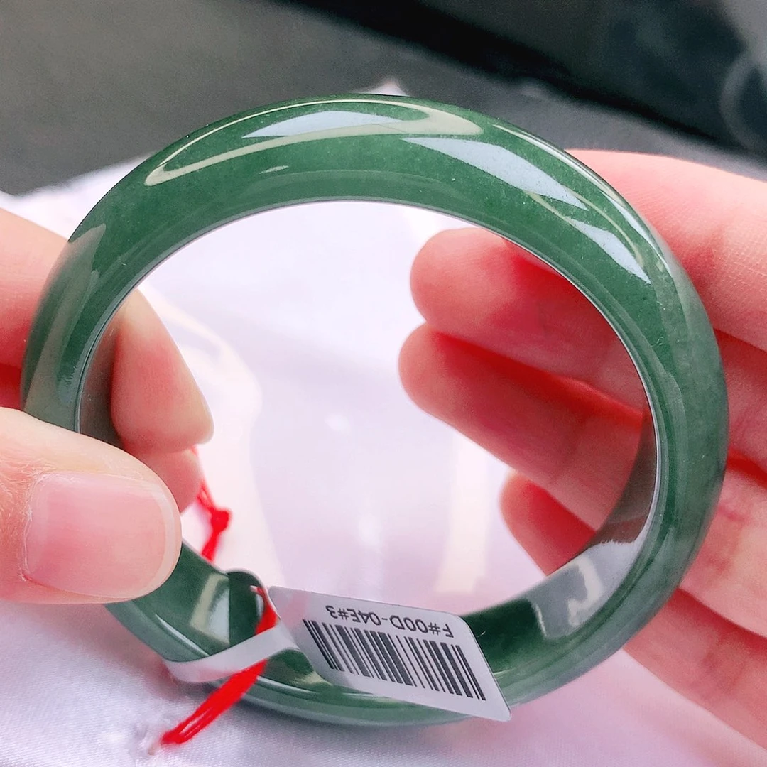 翡翠未镶嵌手镯缅甸天然a货翡翠手镯