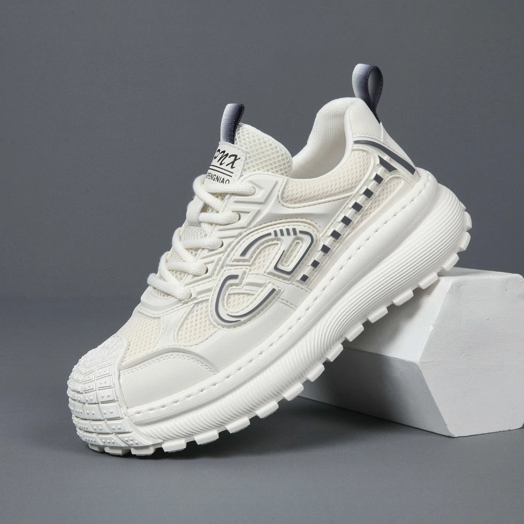 新款男士夏季舒适软底时尚真皮百搭休闲版鞋皮鞋透气低帮运动男鞋