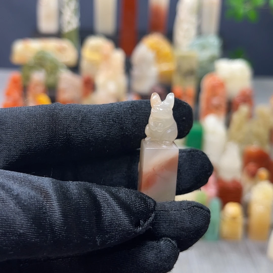 寿山石印石包邮包刻7498