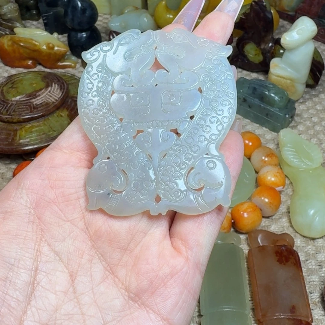 吊坠白玉菩提挂件