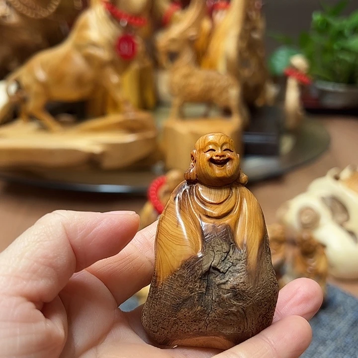 柏木把件崖柏摆件