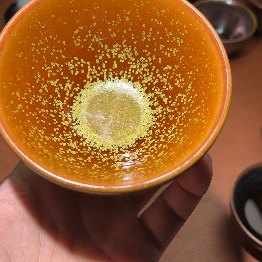 茶盏花月夜电烧主人杯建窑建盏茶盏