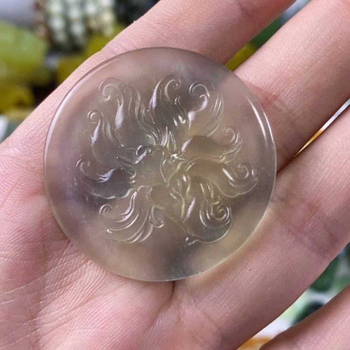 未镶嵌岫玉挂件吊坠