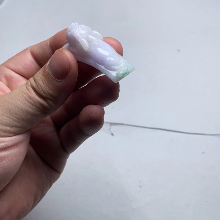 翡翠未镶嵌颈饰金蟾6