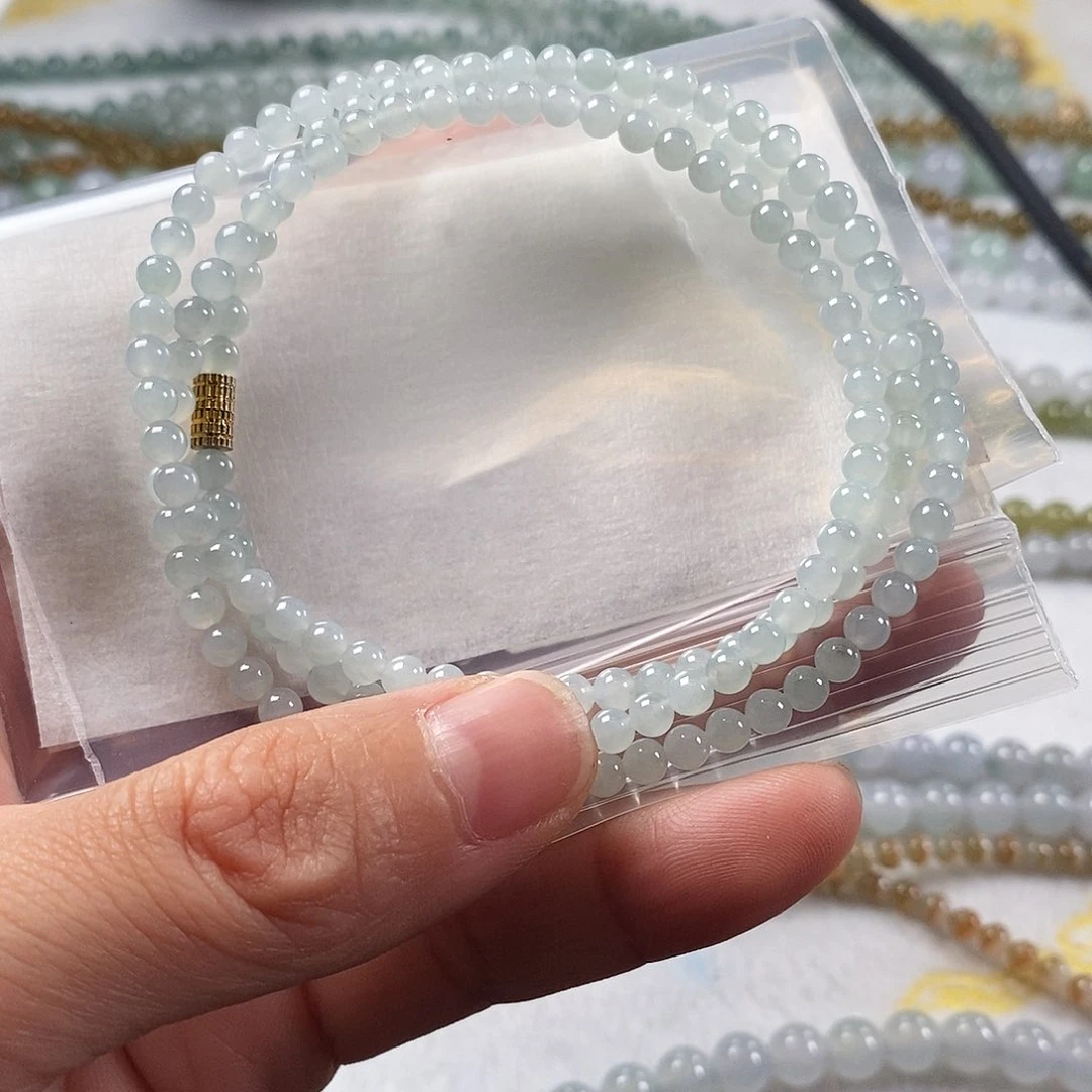 定制翡翠未镶嵌翡翠定制手链